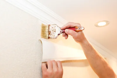 Pose de papier peint à Octon — revêtements muraux et toiles de verre